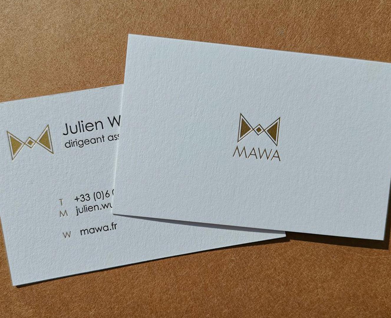 Logo et carte de visite MAWA